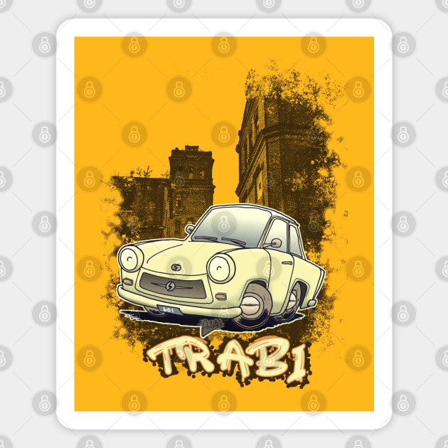 Trabi in Sepia Magnet by Andres7B9